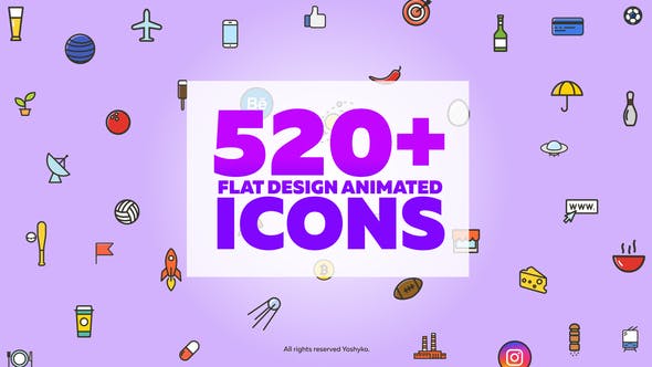 Vector Animated Icons - Download Videohive 19161043