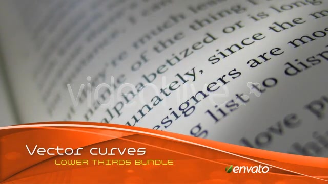 Vector Curves lower thirds bundle Videohive 461864 Motion Graphics Image 3