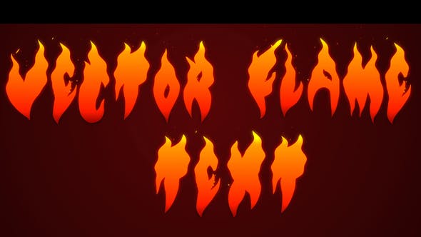 Vector Flame Text - Download Videohive 21623737