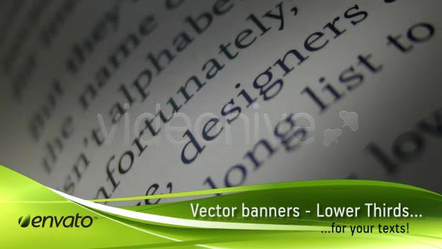 Vector Lower Thirds Videohive 128479 Motion Graphics Image 5
