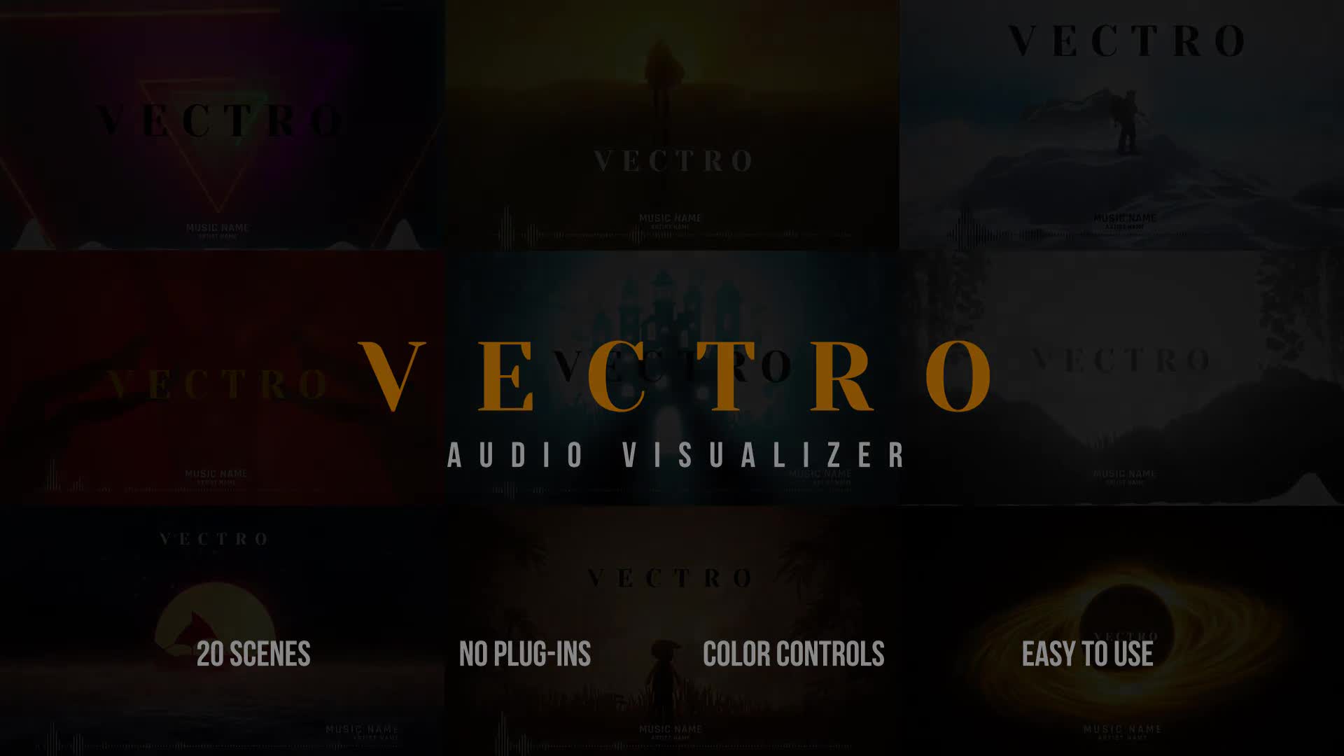 Vectro Audio Visualizer Videohive 34928757 After Effects Image 1