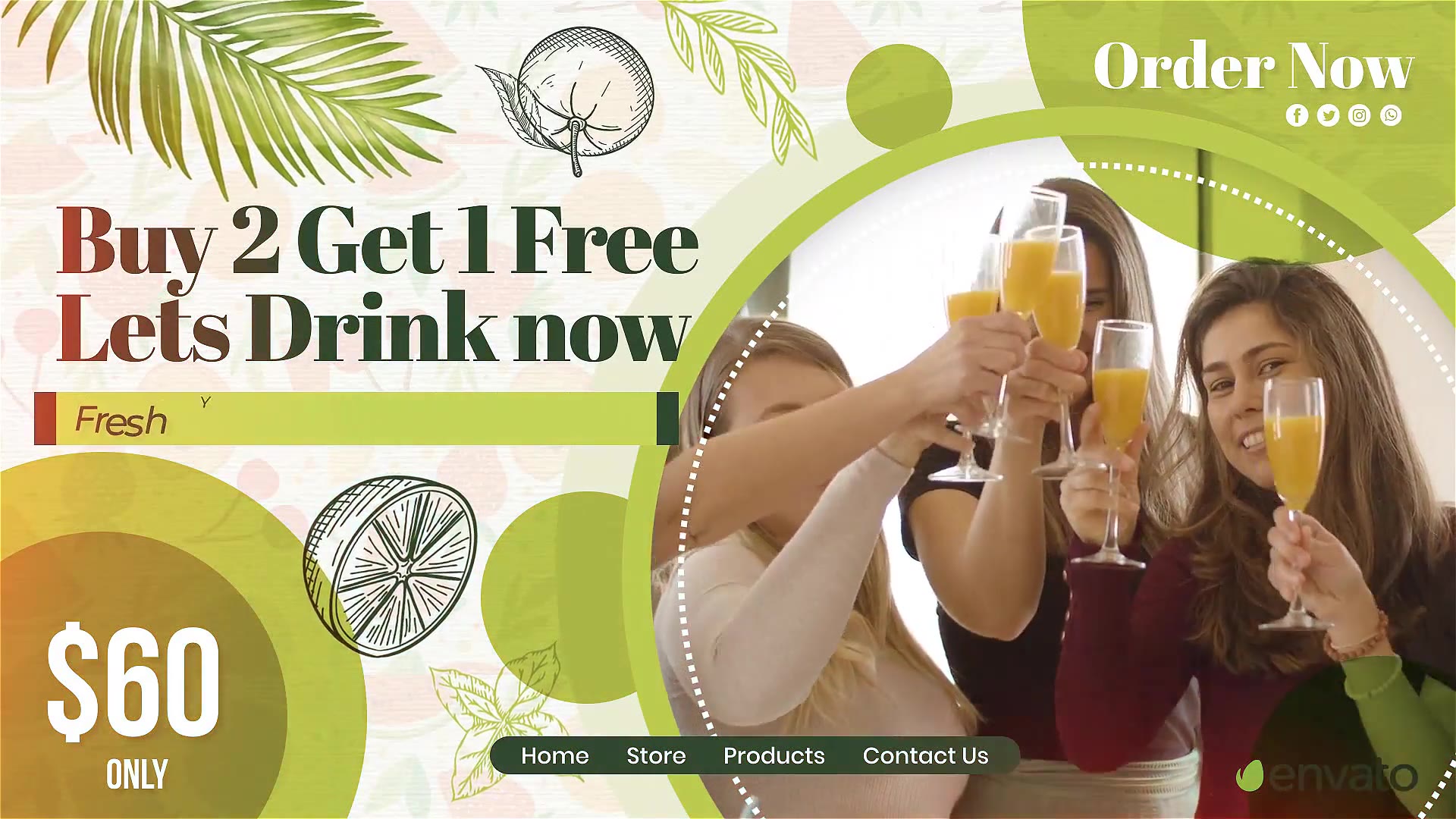 Vegetable Juice Delivery Promo Videohive 32950801 After Effects Image 3