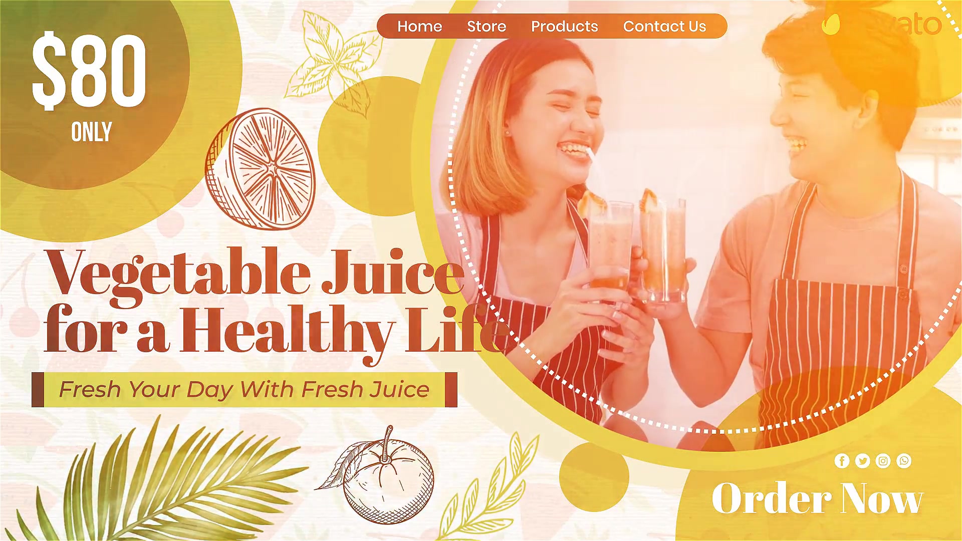 Vegetable Juice Delivery Promo Videohive 32950801 After Effects Image 5