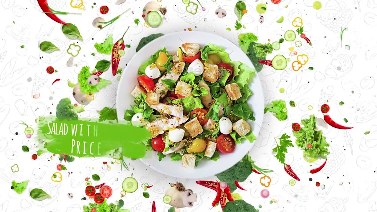 Vegetarian Food Menu Videohive 20477461 After Effects Image 8