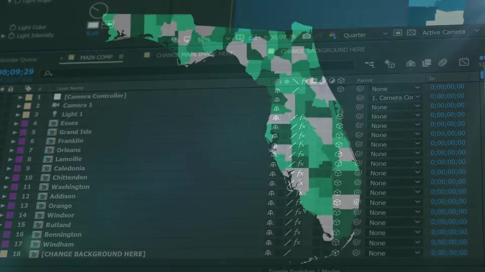 Vermont Map Kit - Download Videohive 20839373