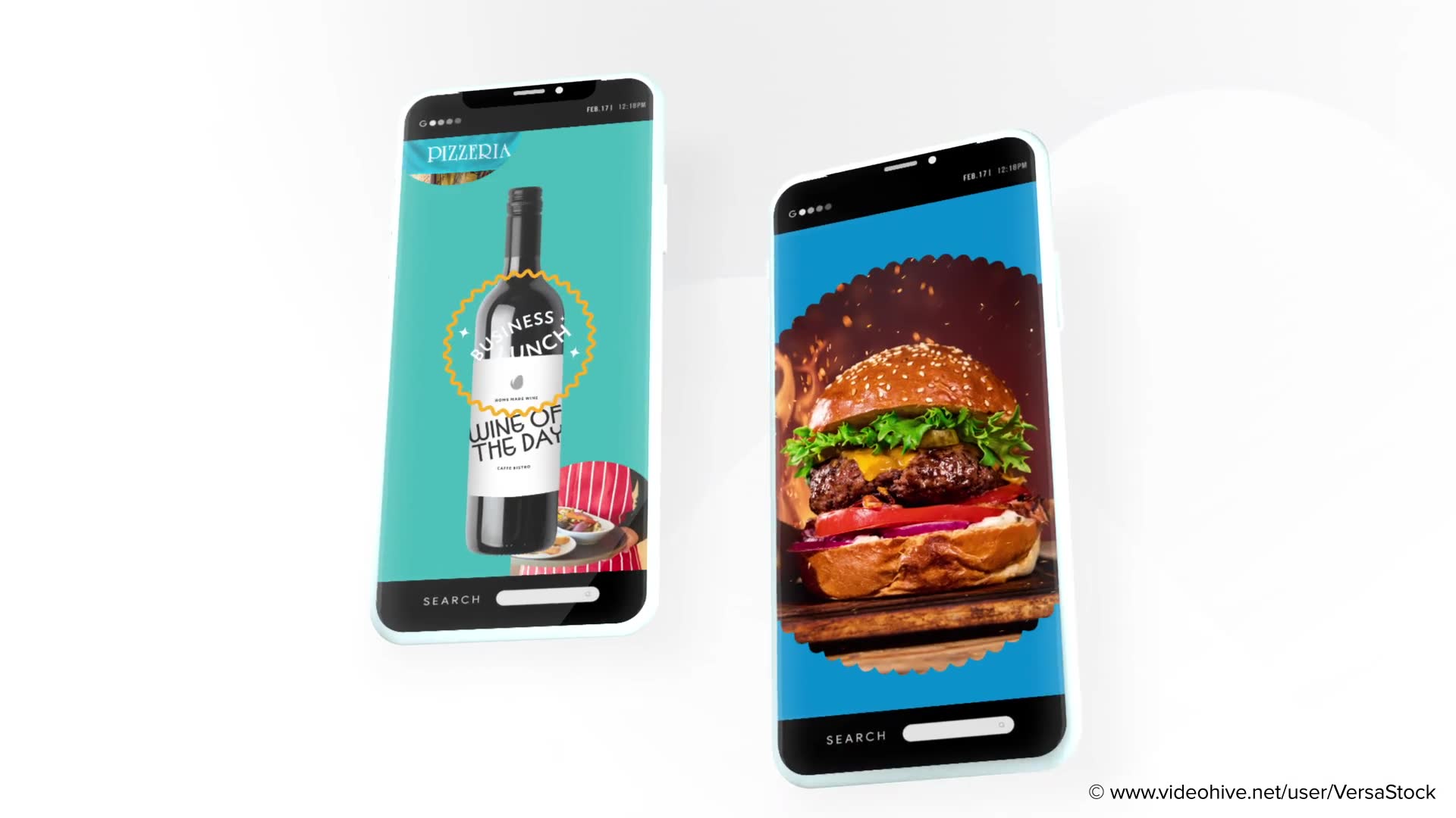 Vertical Caffe Pizza Burger Fast Food Stories Videohive 33861832 After Effects Image 2