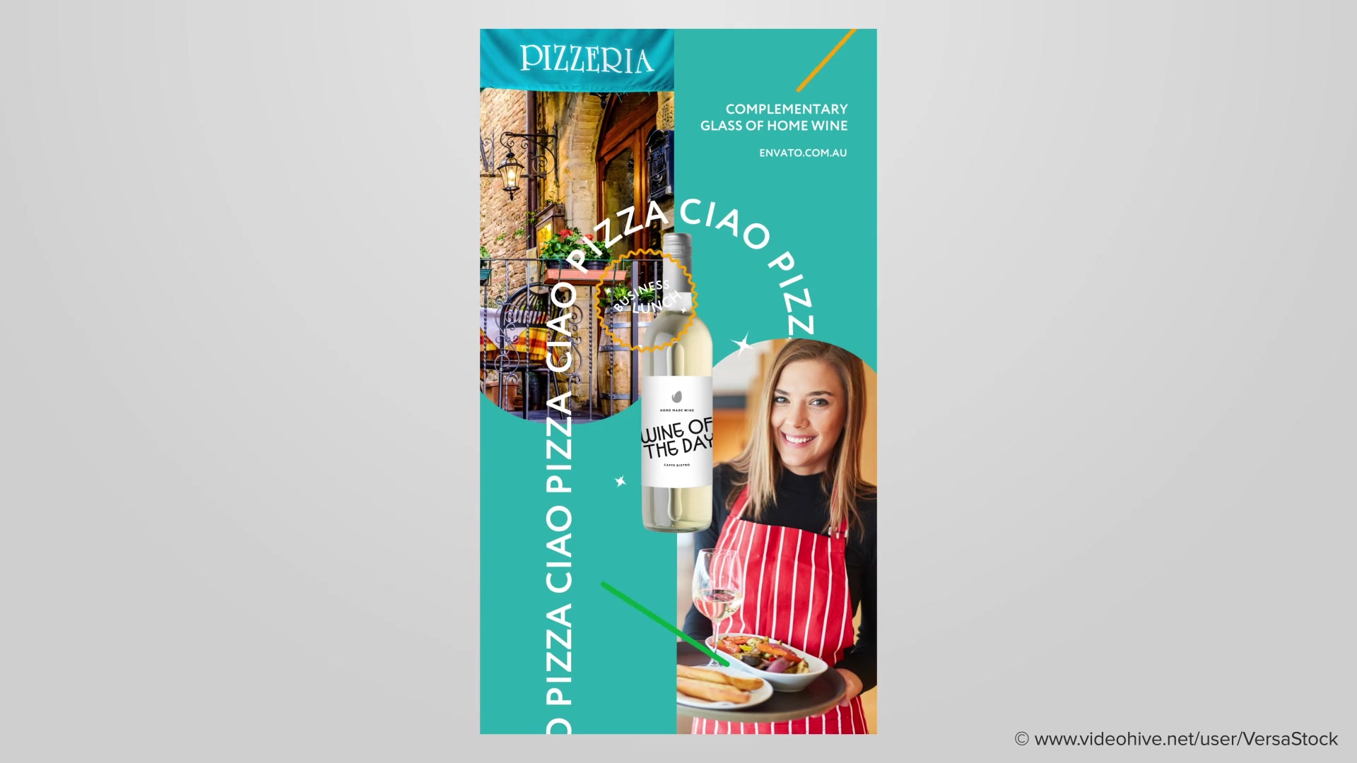 Vertical Caffe Pizza Burger Fast Food Stories Videohive 33861832 After Effects Image 7
