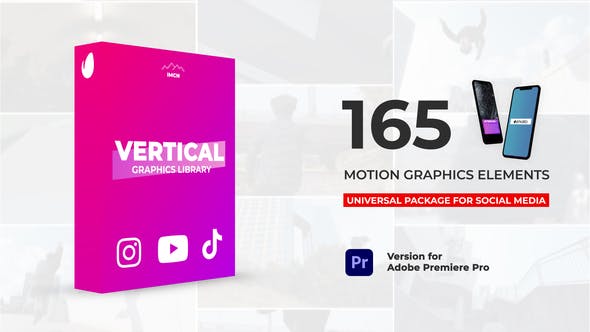 Vertical Graphics Pack | Essential Graphics MOGRT - 26748667 Videohive Download