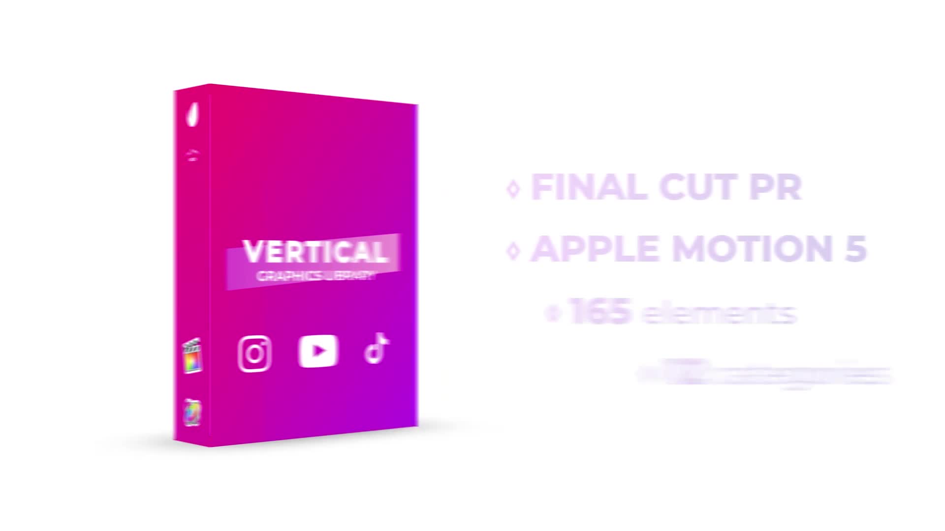 Vertical Graphics Pack | Final Cut Pro X Videohive 26707536 Apple Motion Image 1