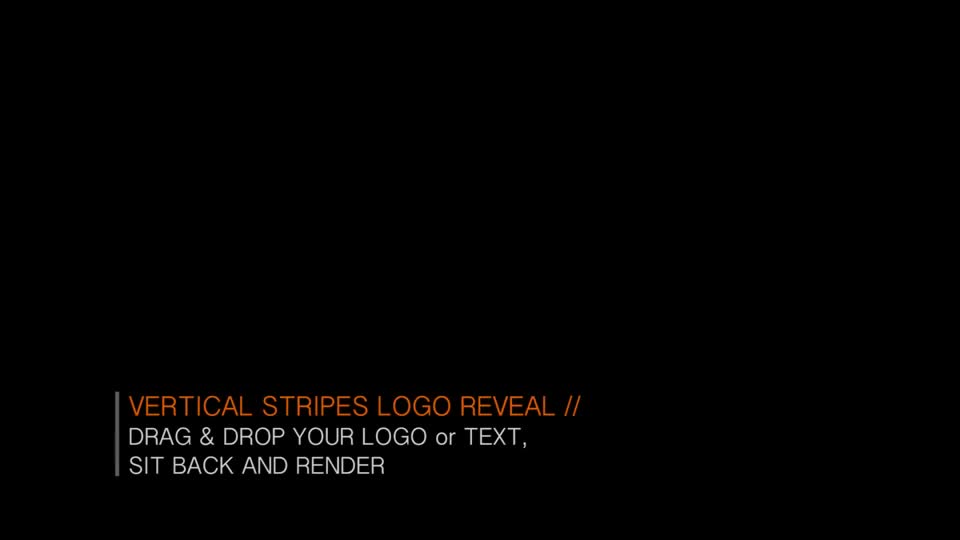 Vertical Stripes Logo Reveal - Download Videohive 3947362
