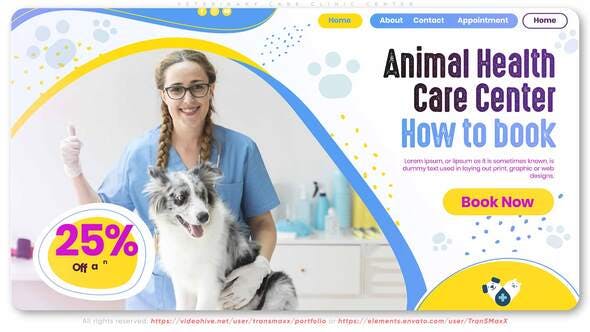 Veterinary Care Clinic Center - Download 31403930 Videohive