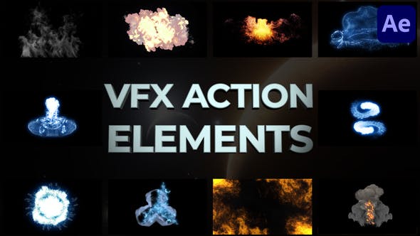 VFX Action Elements for After Effects - 38960043 Download Videohive