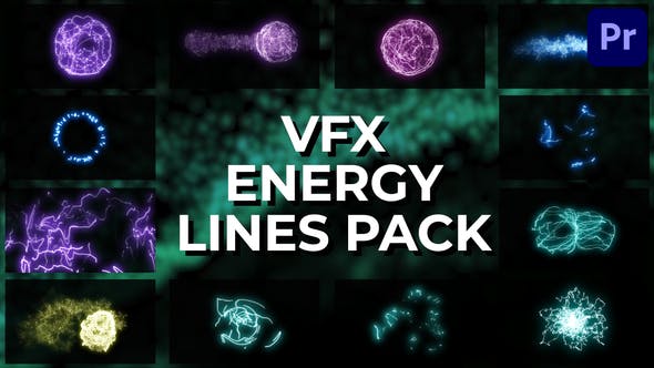VFX Energy Lines Pack for Premiere Pro - Download 37439832 Videohive