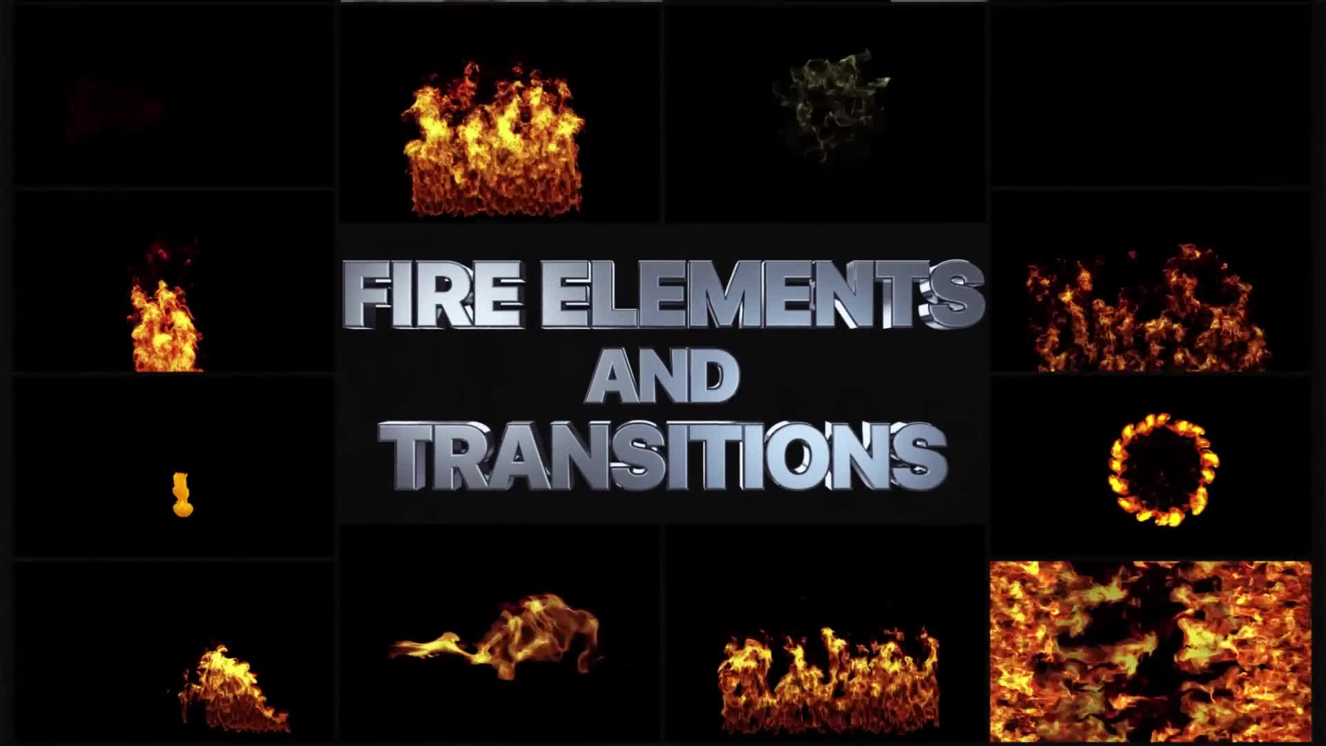 VFX Fire Elements And Transitions | After Effects Videohive 33240340 After Effects Image 1