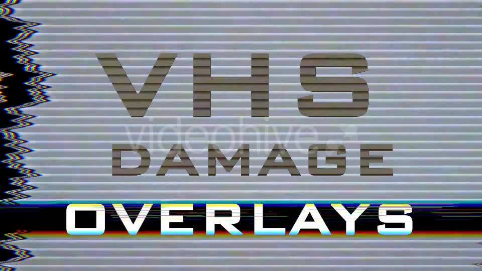 VHS Damage Overlays Pack - Download Videohive 15710909