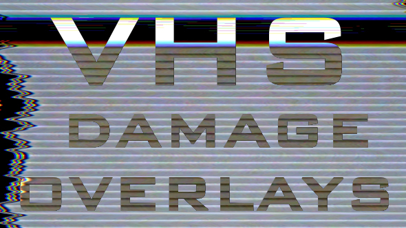 VHS Damage Overlays Pack - Download Videohive 15710909