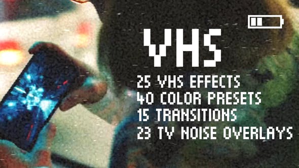 VHS Effects Pack for Premiere Pro - Videohive Download 25689646