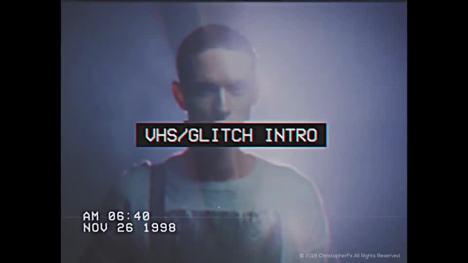 VHS Glitch Intro Videohive 23005857 After Effects Image 1