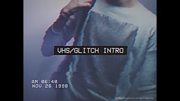 VHS Glitch Intro - 23005857 Download Videohive