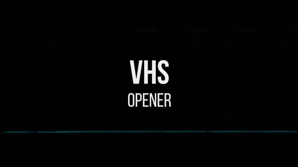 VHS Opener // Modern Glitch Slideshow - Download Videohive 19618435