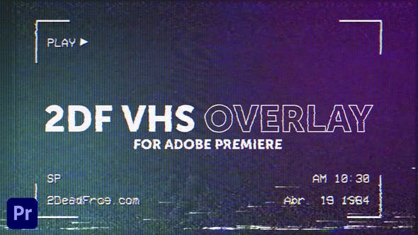VHS Overlay for PREMIERE - 36242315 Videohive Download