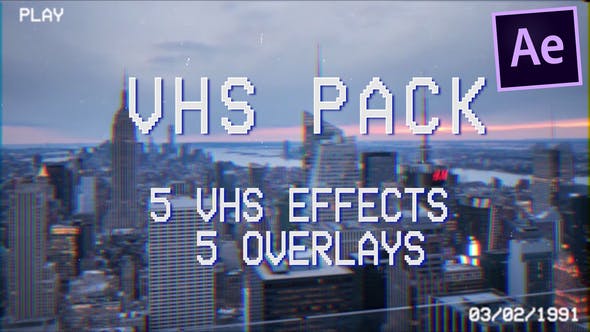 VHS Pack: effects, overlays v.2 - Videohive Download 26156008