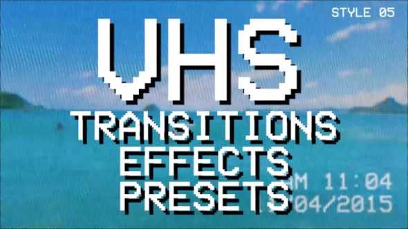 VHS Pack: transitions, effects, presets - Download Videohive 22875034