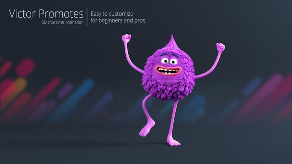 Victor Promotes 3D Character Animation - Videohive 22235525 Download
