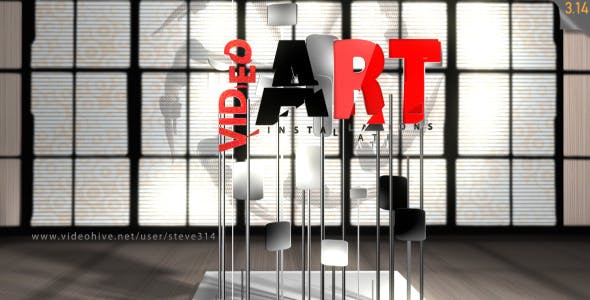 Video Art Installations / Art Exhibition Logo - Download Videohive 7241374