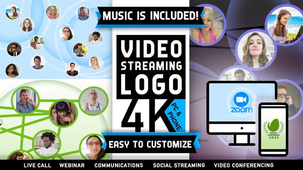 Video Call Connected Conference Logo - Videohive 27234405 Download