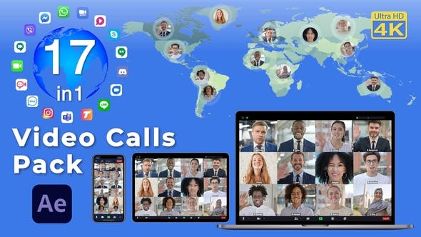 Video Calls Pack 17 in 1 - Videohive 29709461 Download