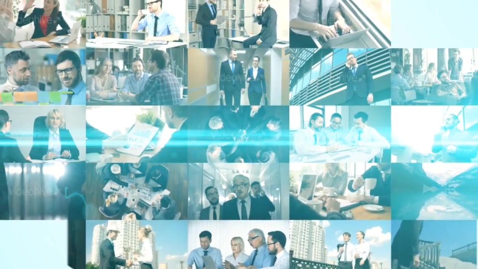 Video Grid Logo Reveal Videohive 13184437 After Effects Image 4