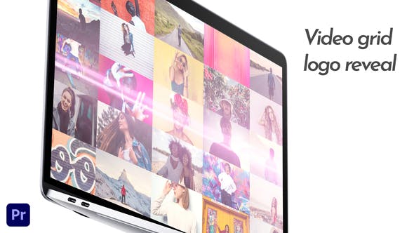 Video Grid Logo Reveal | For Premiere Pro - Download Videohive 32780219