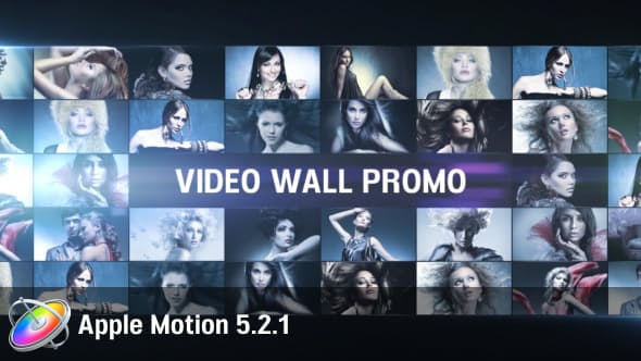 Video Wall Promo Apple Motion - Download Videohive 12126628