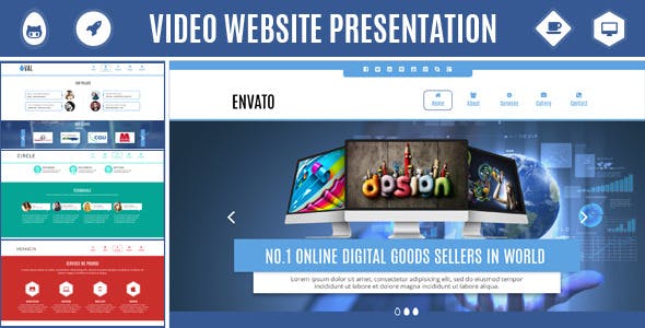 Video Website Presentation Promote Your Company - Download 7406004 Videohive