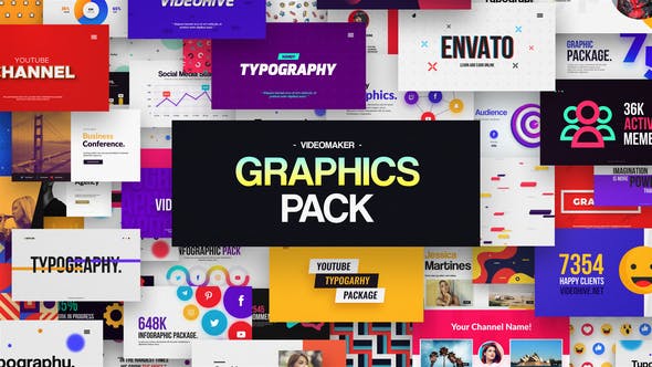 Videomaker Graphics Pack - 32196607 Videohive Download