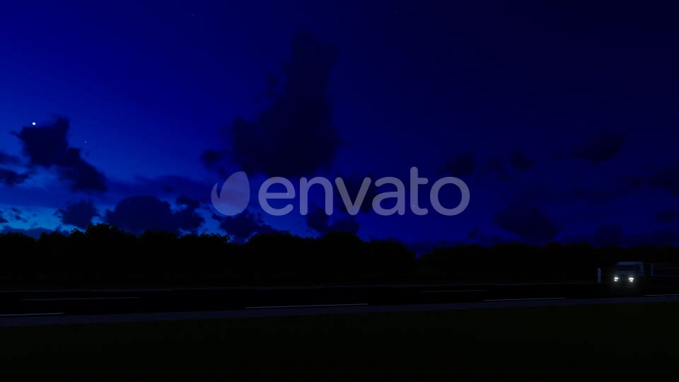 Village Night Traffic - Download Videohive 21591605