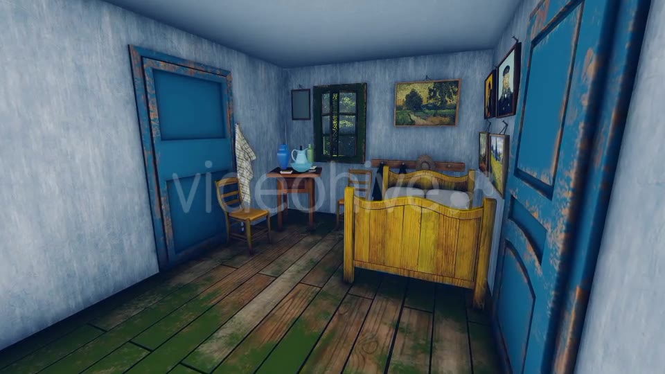 Vincent Van Gogh The Bedroom - Download Videohive 20607323