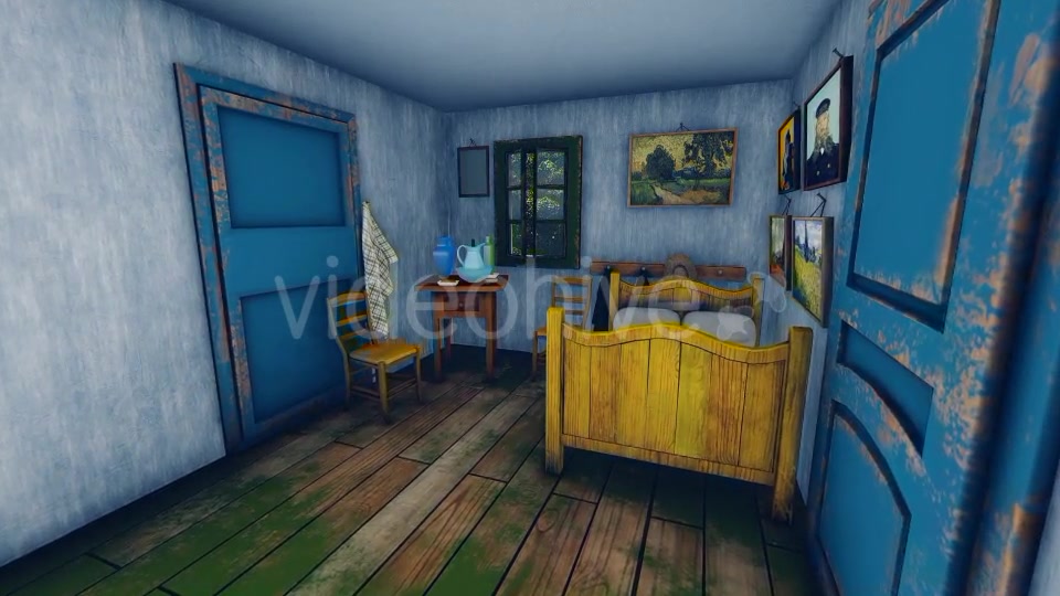 Vincent Van Gogh The Bedroom - Download Videohive 20607323