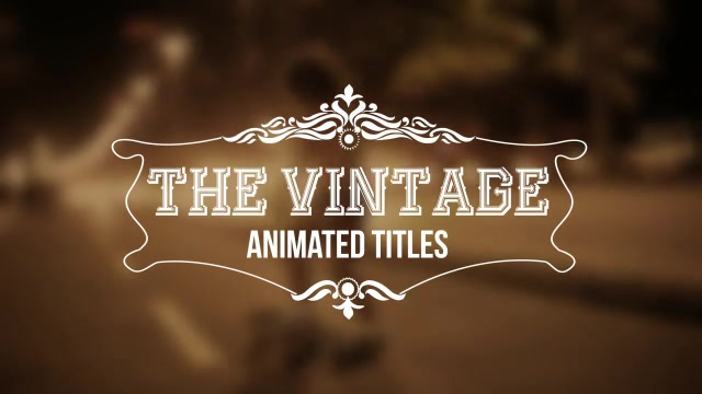 Vintage Animated Title Pack Videohive 6576282 After Effects Image 11