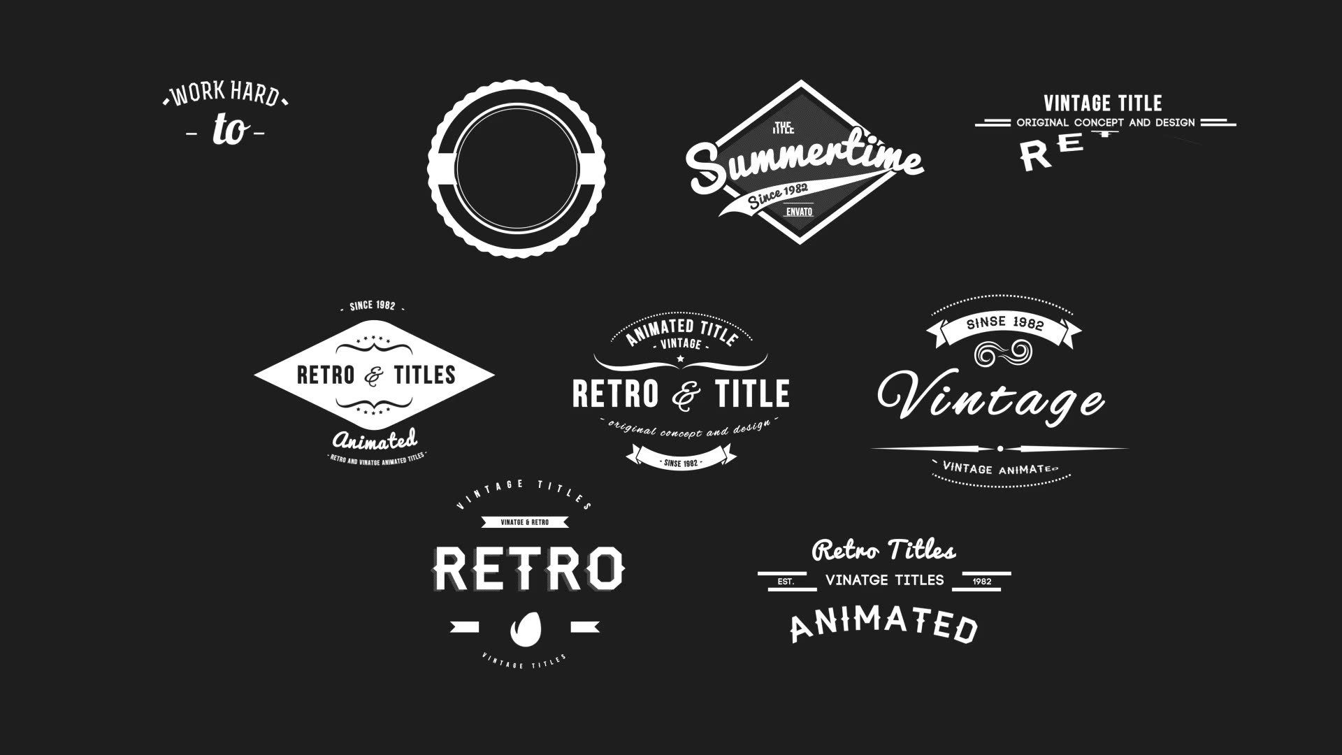 Vintage Animated Titles Pack - Download Videohive 5871448