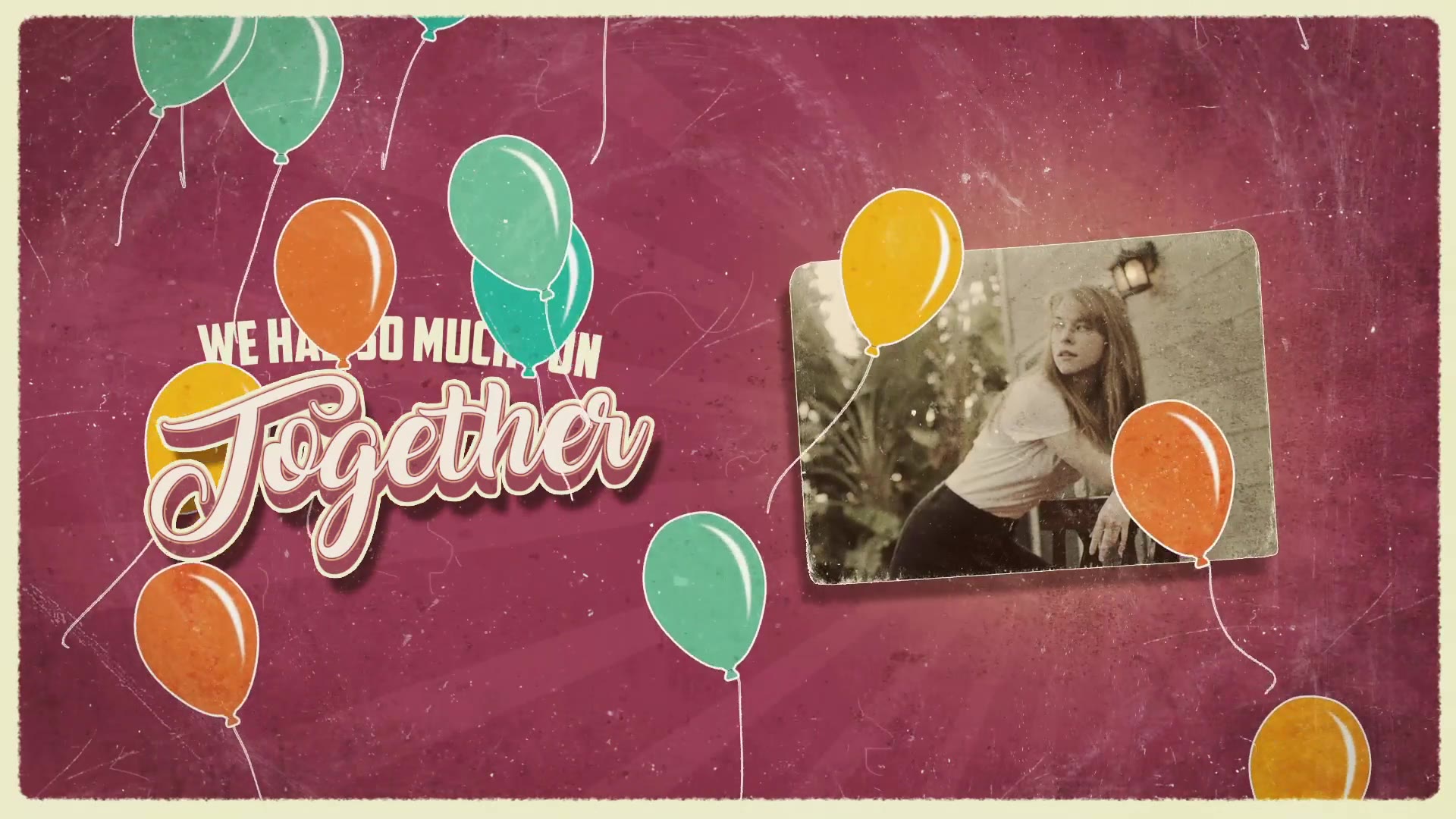 Vintage Birthday Wishes Videohive 33967007 After Effects Image 5