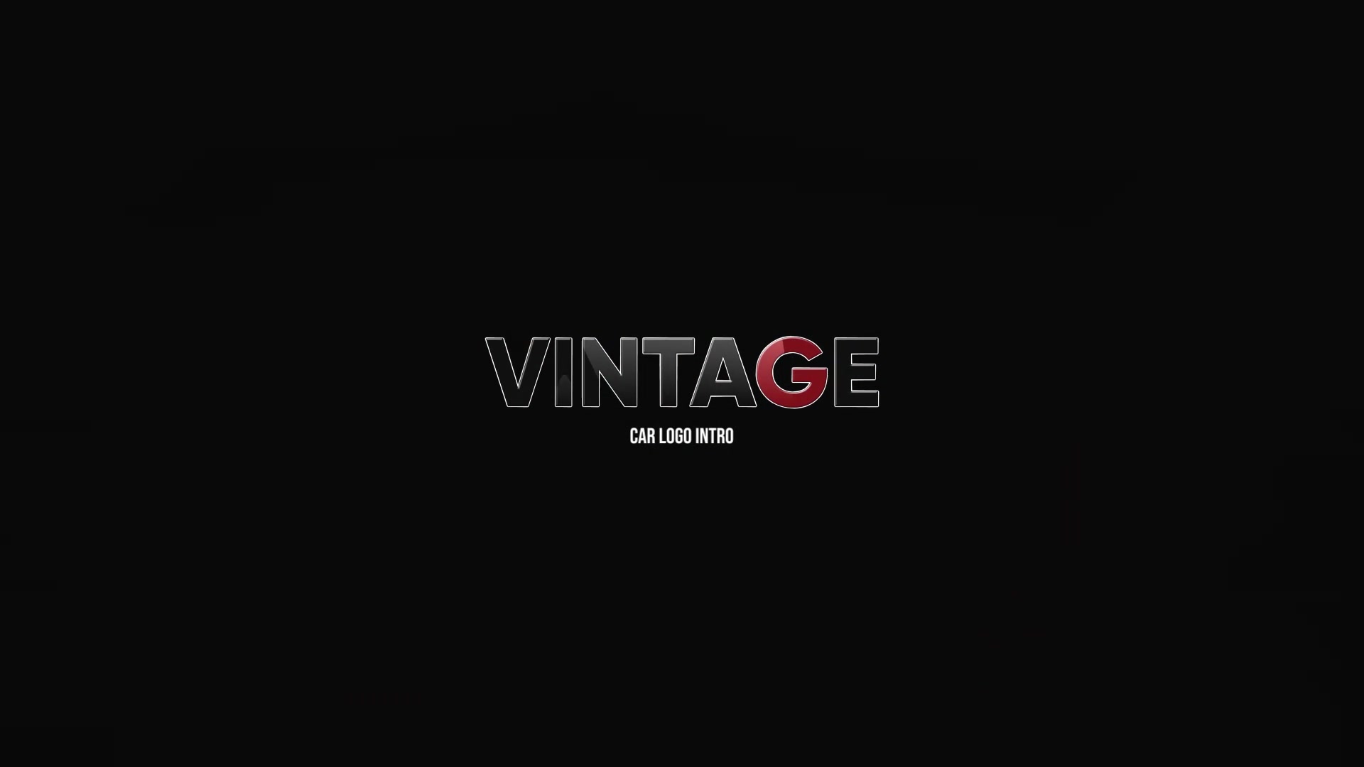 Vintage Car Logo Intro Videohive 35503314 After Effects Image 5