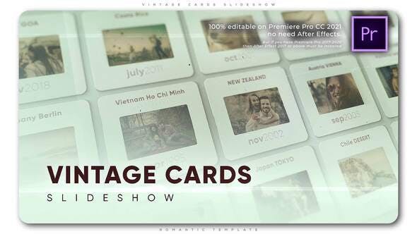 Vintage Cards Slideshow - Download Videohive 33362888