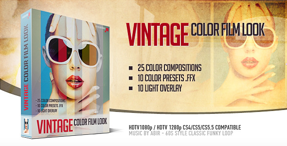 Vintage Color Film Look - Download Videohive 2760984