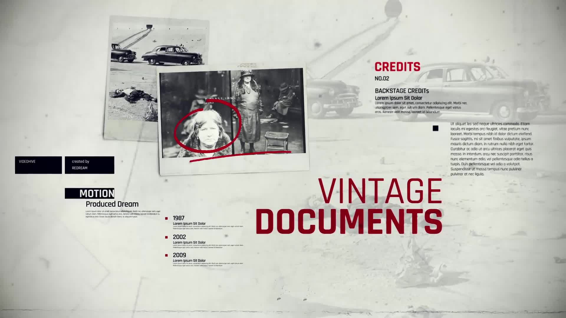 Vintage Documents Opener Videohive 39658651 After Effects Image 1