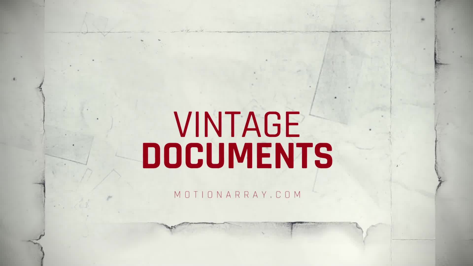 Vintage Documents Opener Videohive 39658651 After Effects Image 10