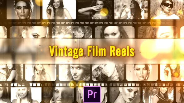 Vintage Film Reels Premiere Pro - Videohive 37315799 Download