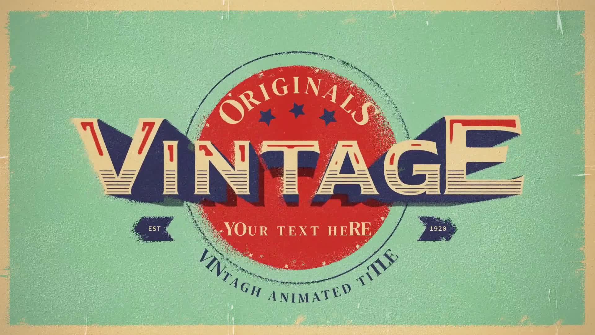 Vintage Intro Titles for After Effects Videohive 36868994 After Effects Image 1