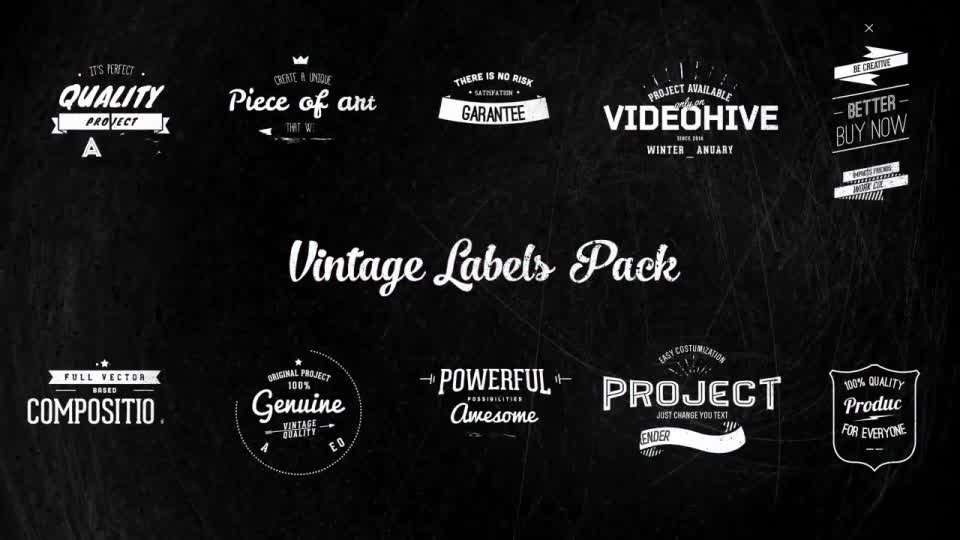 Vintage Labels - Download Videohive 6578459